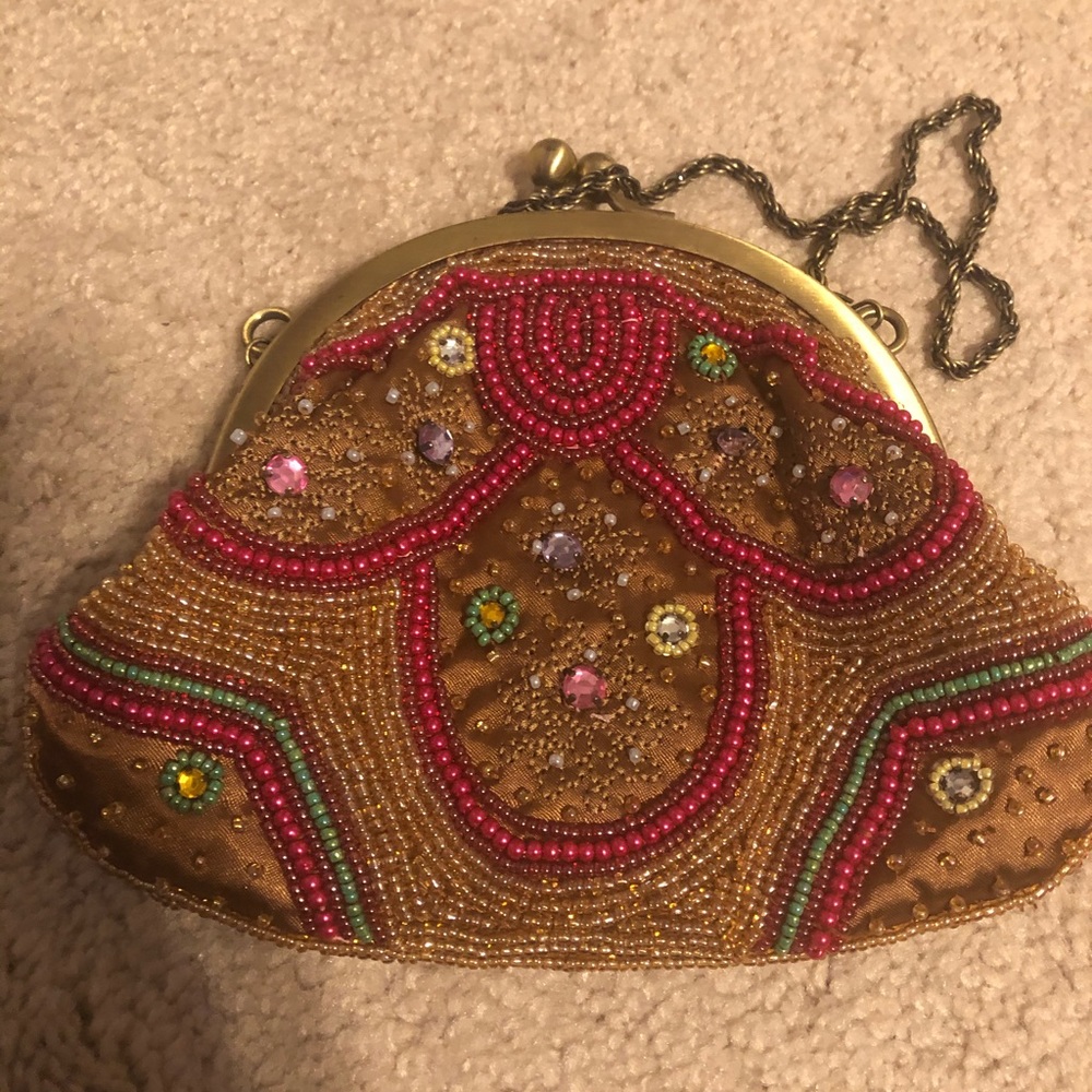 Beaded coin purse